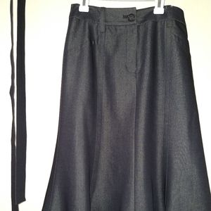 Maatif fully lined denim skirt with belt NWOT 4